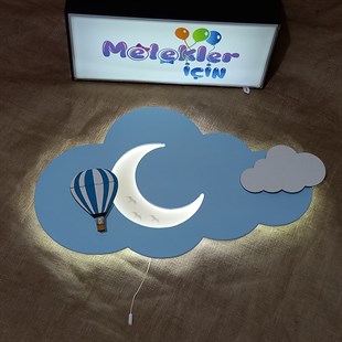 3D Bulut Duvar Aydınlatma (Balon)